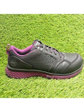 Timberland PRO Reaxion Womens Size 7 Black Composite Toe Safety Work Shoes